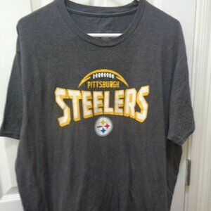 Men's NFL Pittsburgh Steelers Gray T-Shirt XL